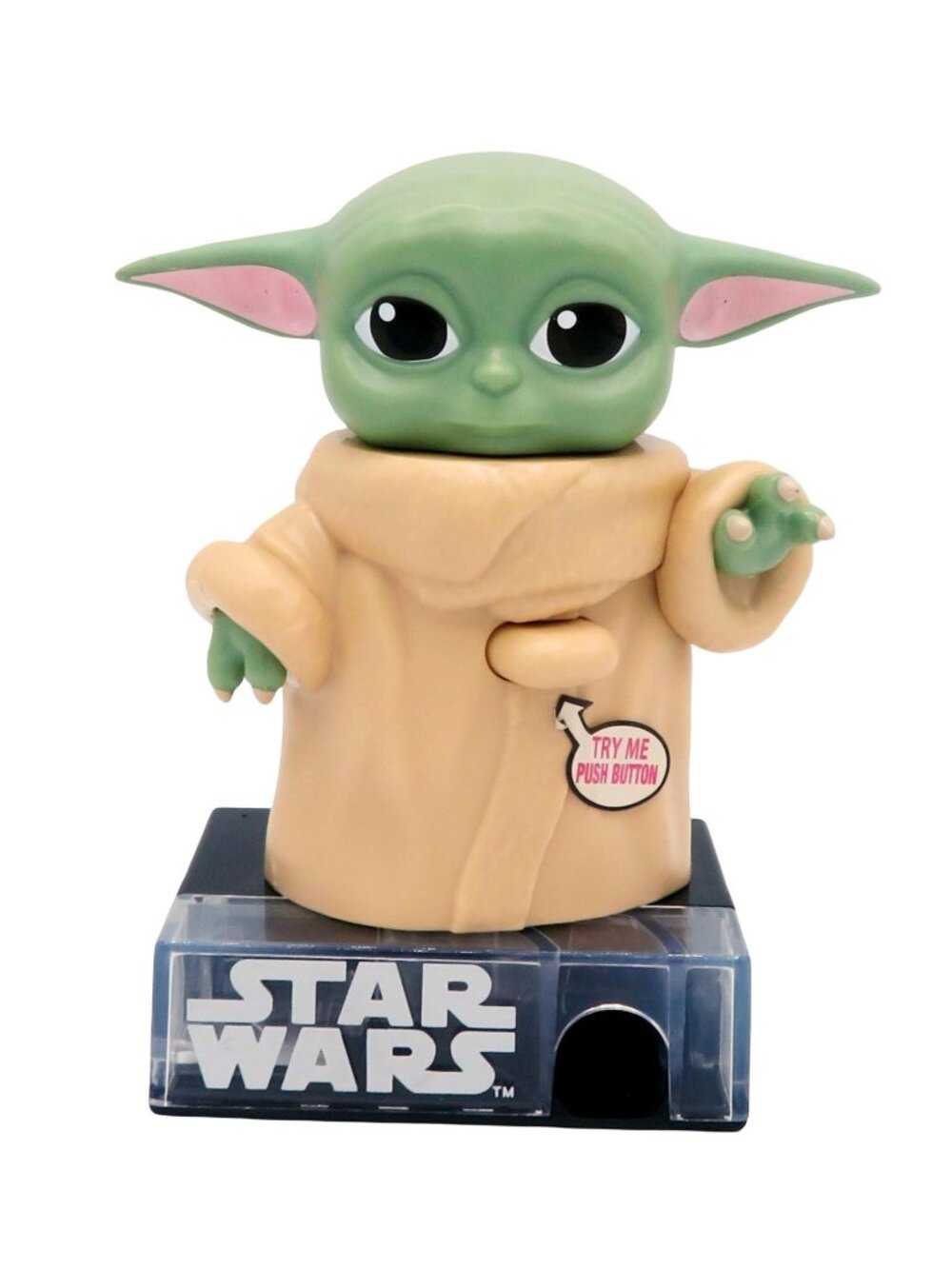 Star Wars Grogu Baby Yoda Empty Talking Candy Dispenser Figure
